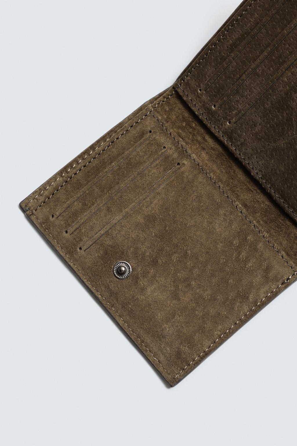LEATHER CARDHOLDER COIN PURSE