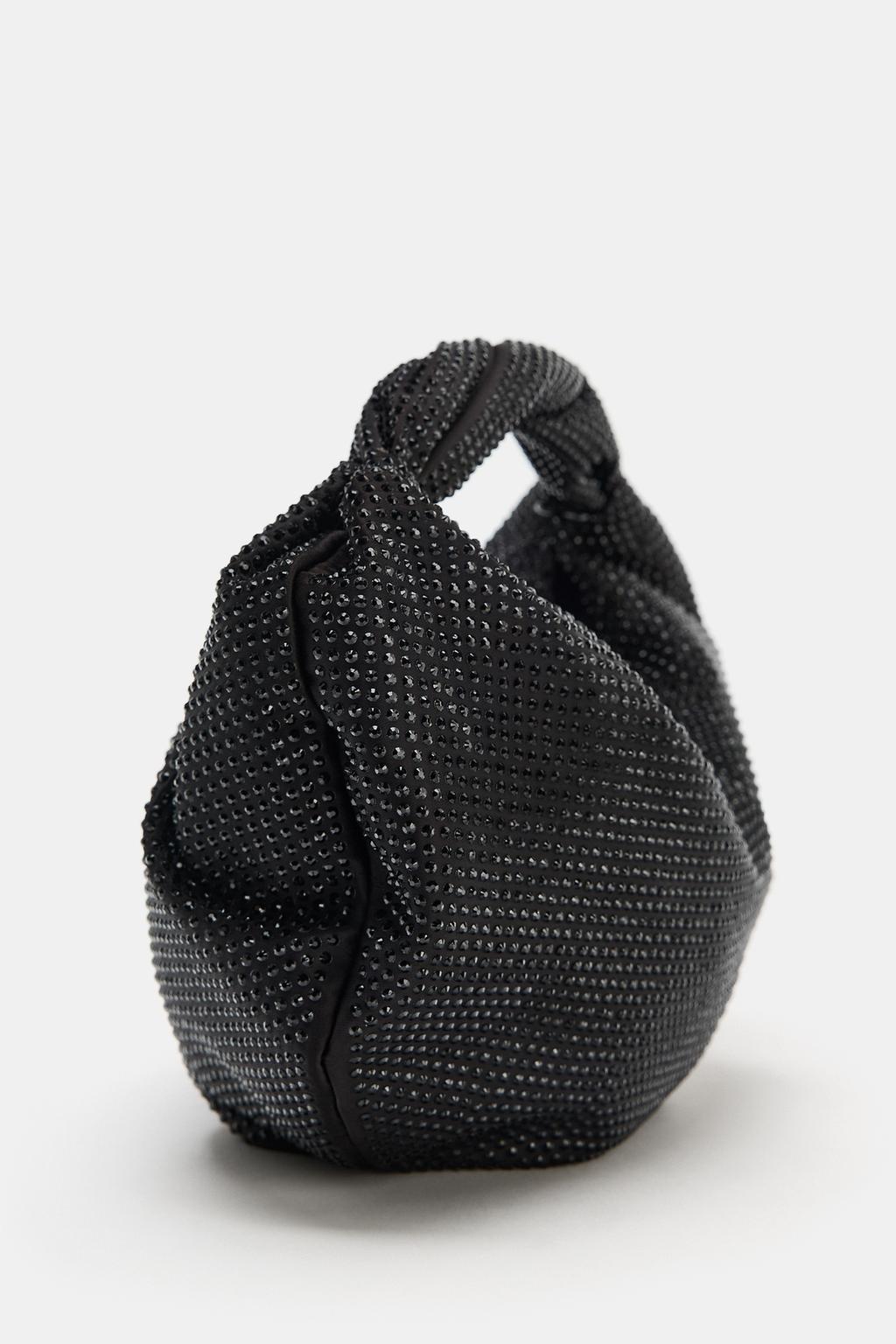 SHINY APPLIQUE HANDBAG