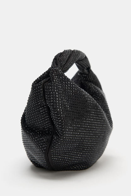 SHINY APPLIQUE HANDBAG
