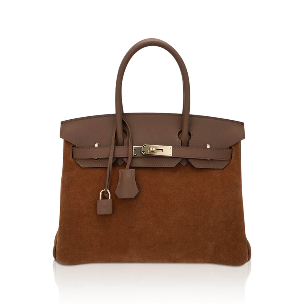 Limited Edition Birkin 30 Grizzly Bag Alezan Permabrass Hardware