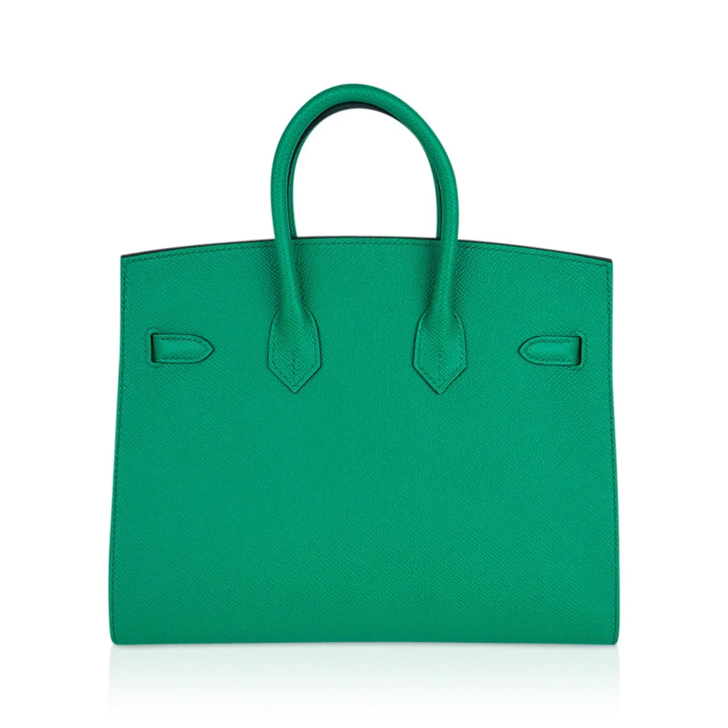 Birkin Sellier 25 Bag Vert Jade Epsom Leather with Gold Hardware