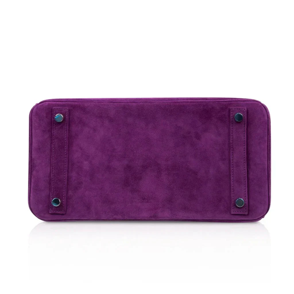 Birkin 30 Bag Rare Doblis Violet Palladium Hardware