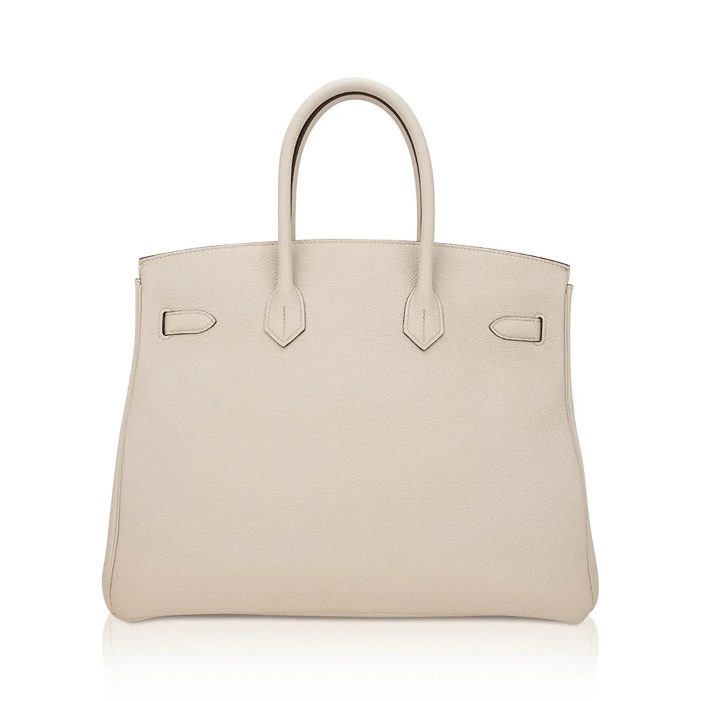 HSS Birkin 35 Trench and Corail Togo Leather Special Order Bag
