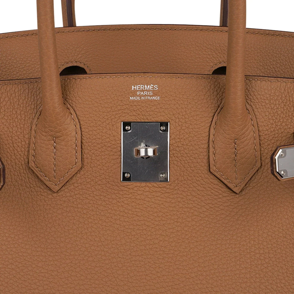 Birkin 30 Bag Biscuit Togo Leather with Palladium Hardware